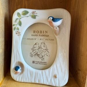 Takahashi Hand Painted Ceramic Picture Frame